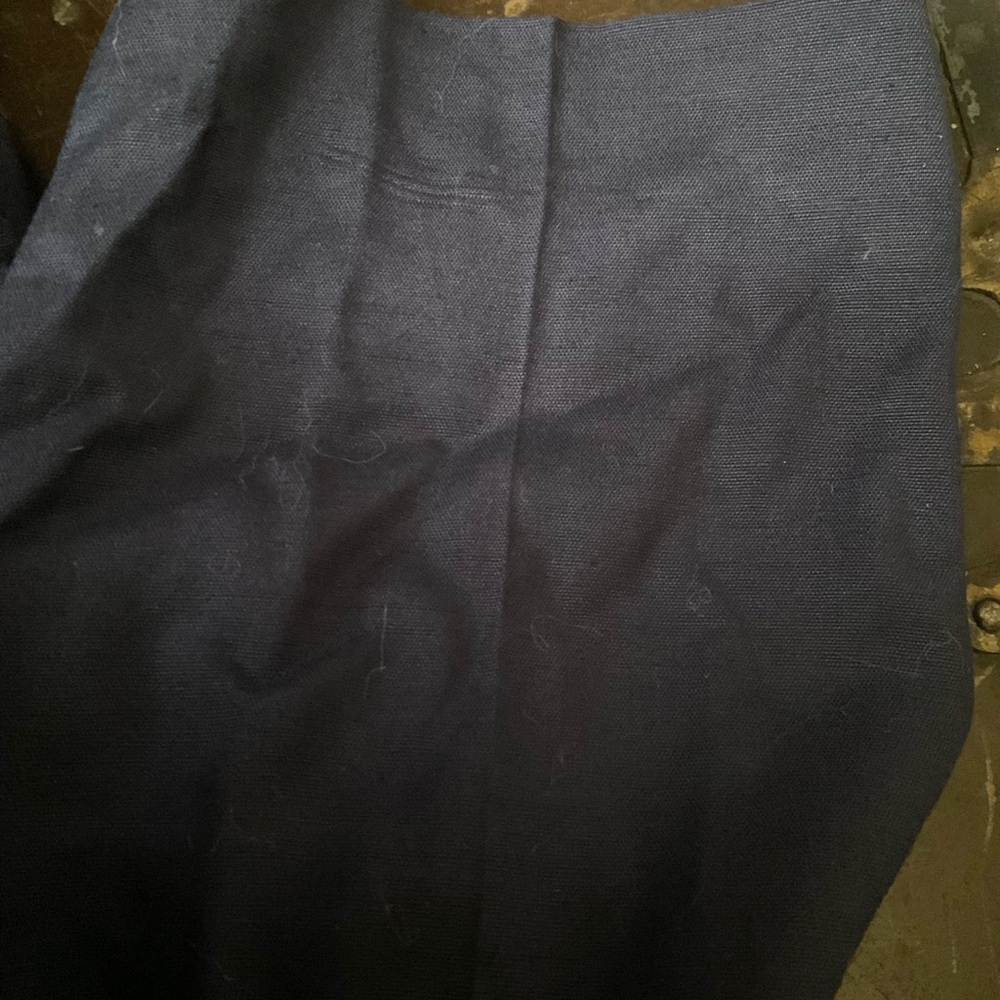 “DIANE VON FURSTENBERG” Navy Blue Straight Leg Dress Pants - Picture 9 of 10
